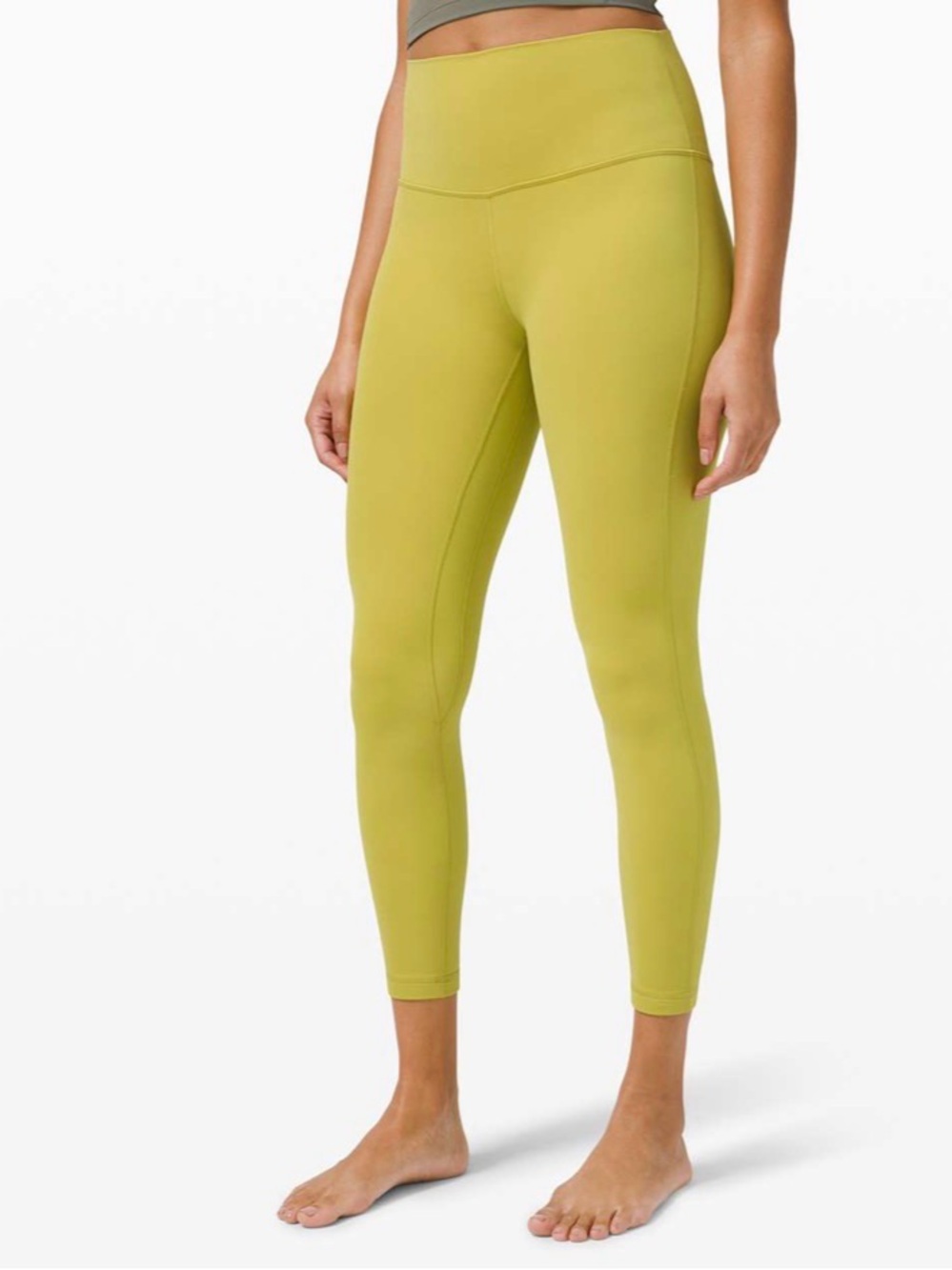 Lululemon Align Pant Legging Size 6 High Waist Yellow Pear Buttery Soft Yoga Gym